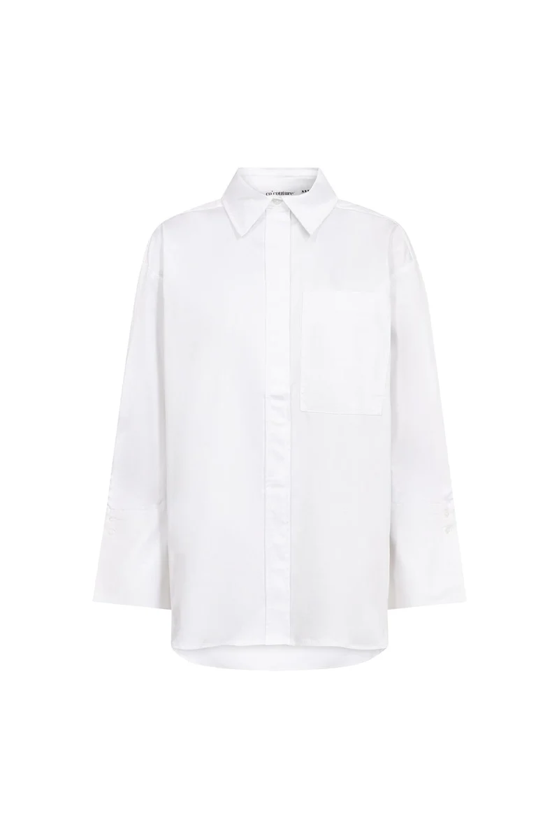 Co´Couture - Daliacc Oversize Shirt 500396 - 10001 - White