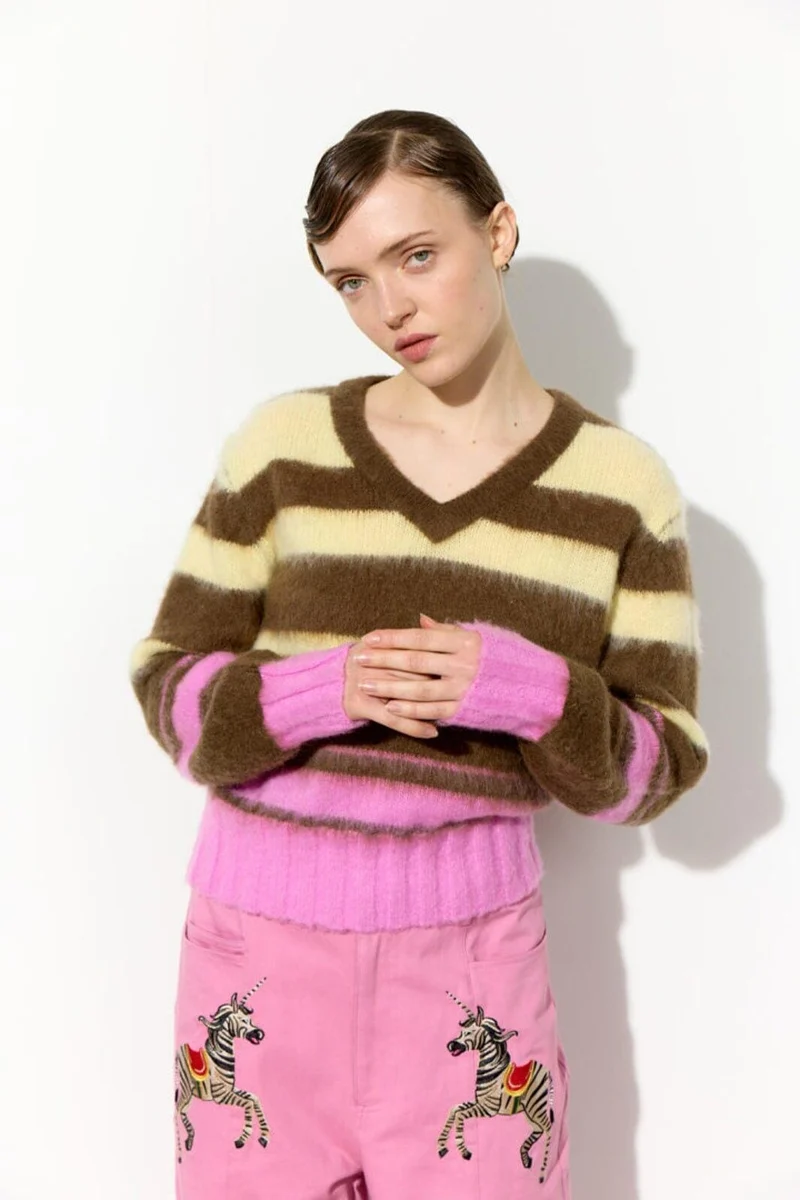 Hunkøn - Farah Knit Blouse 26576 - Rose Rib