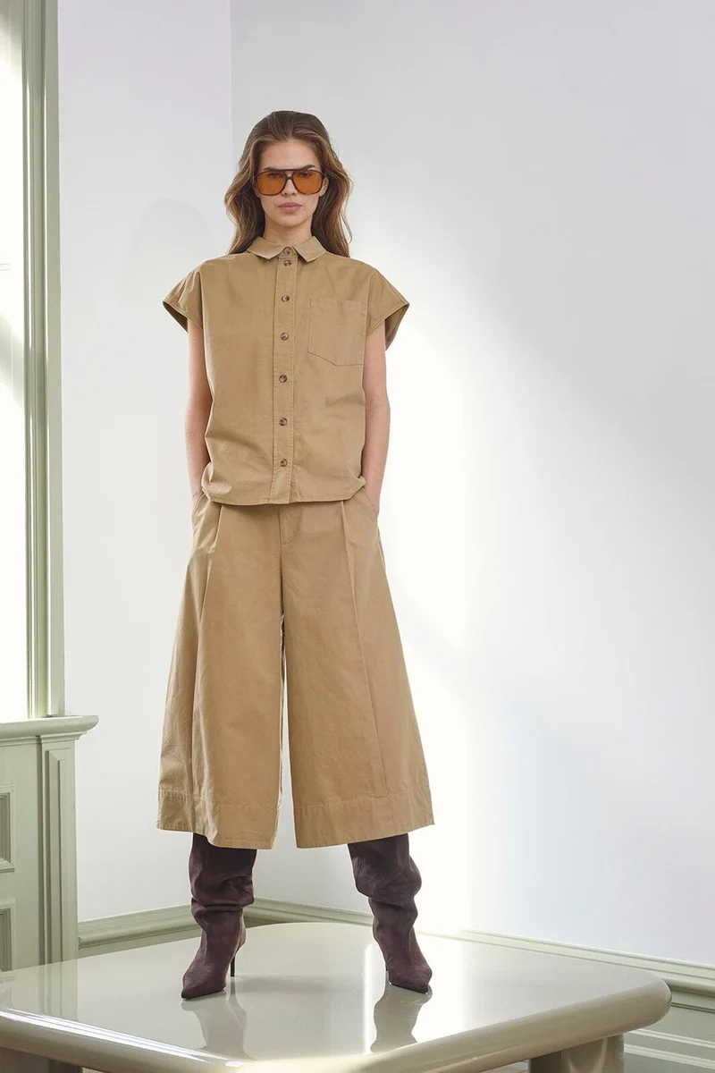 Co´Couture - Evelyncc Culotte Pant 500422 - 20012 - Sand