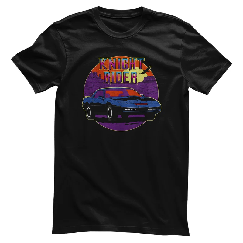 Kight Rider Retro Sunset T-Shirt