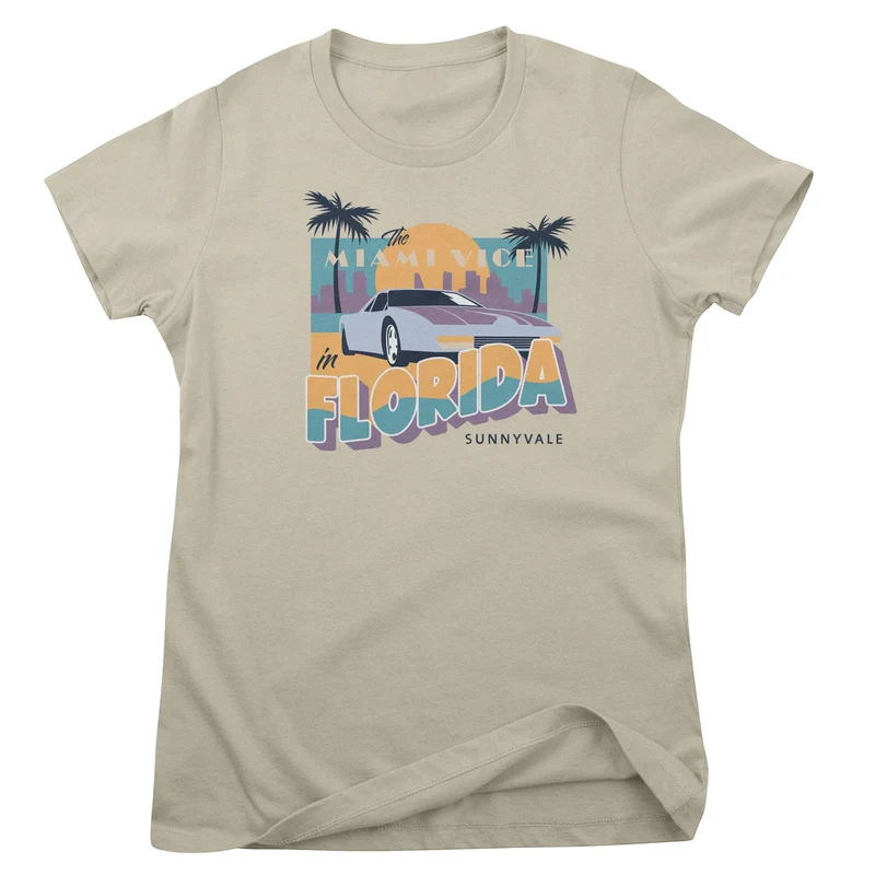 Miami Vice In Florida Girly Tee