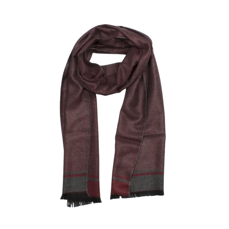 Leper Scarf - Burgundy