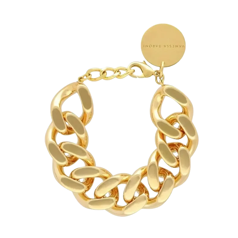 Flat Chain Bracelet - Gold