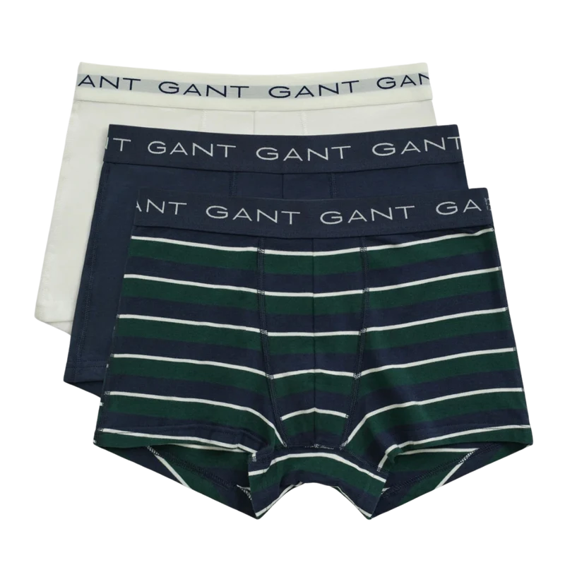 Striped Trunk 3-Pack - 338 Forest Green