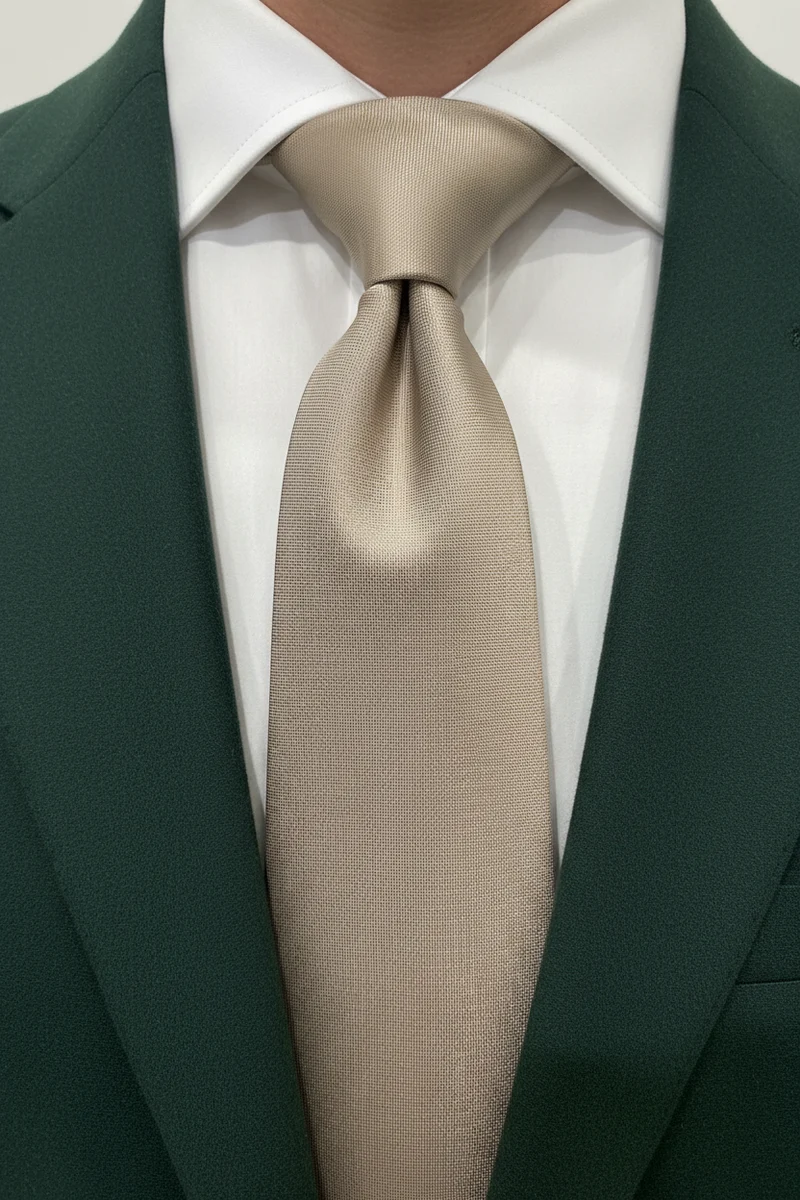 STHLM KRAVATT Silk Tie - Champagne
