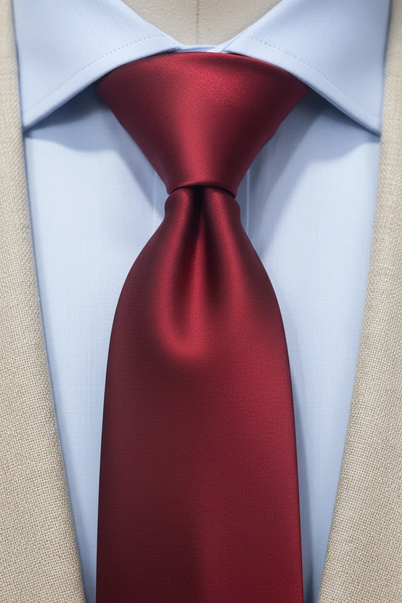 STHLM KRAVATT Silk Tie - Red