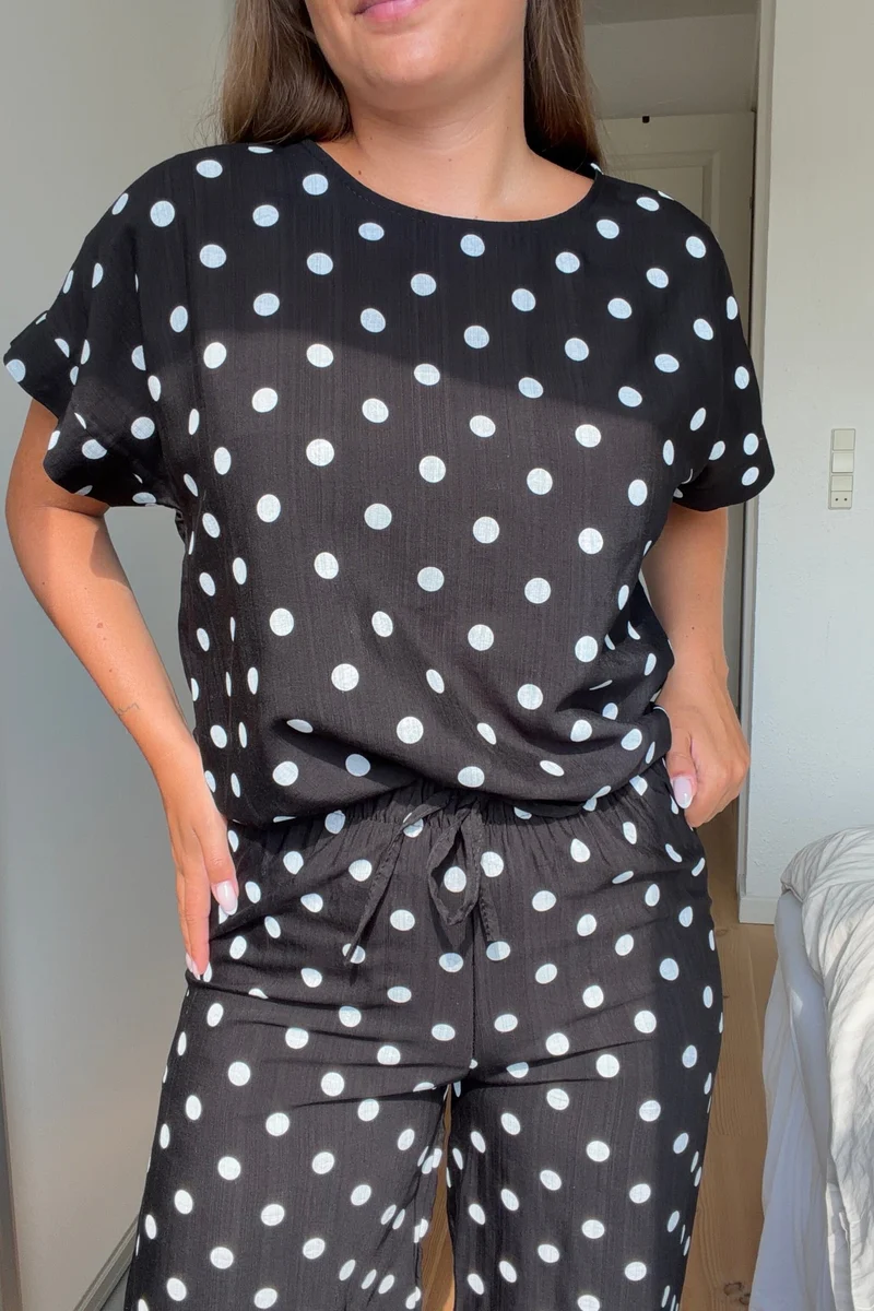 A-Bee - Delara Blouse - Black