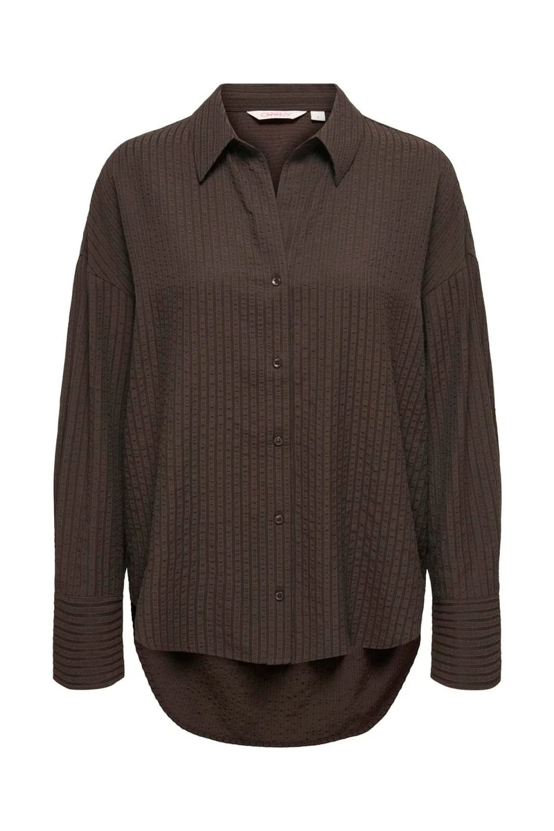 Only - Onloregon Bari L/S Shirt - 5044838 Bracken