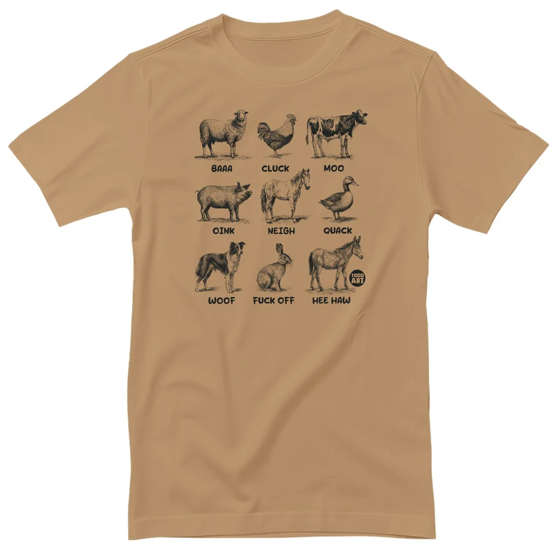 The Sounds Of Farm Animals - ToddArt T-Shirt