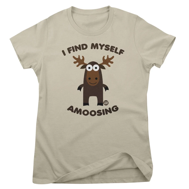 I Find Myself Amoosing - ToodArt Girly Tee