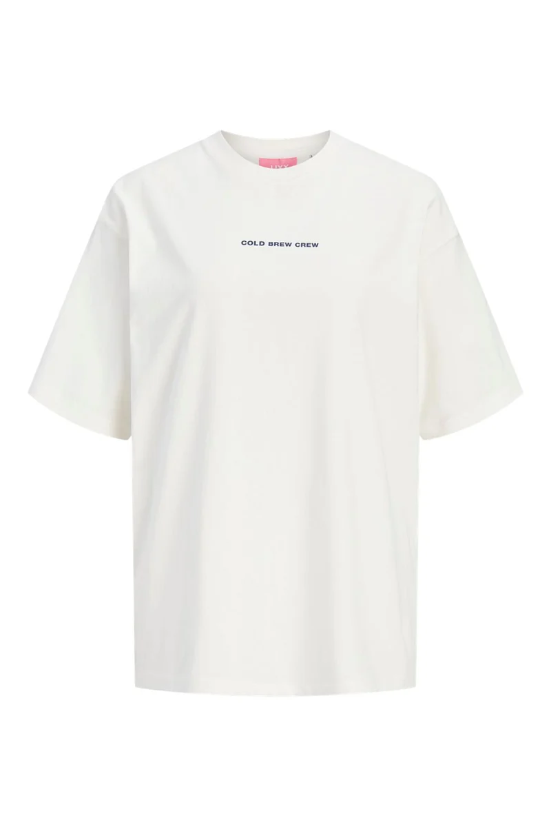 Jjxx - Jxmillow Loose Ss Tee Stydss26 - 5163390 Cloud Dancer Iced Americano