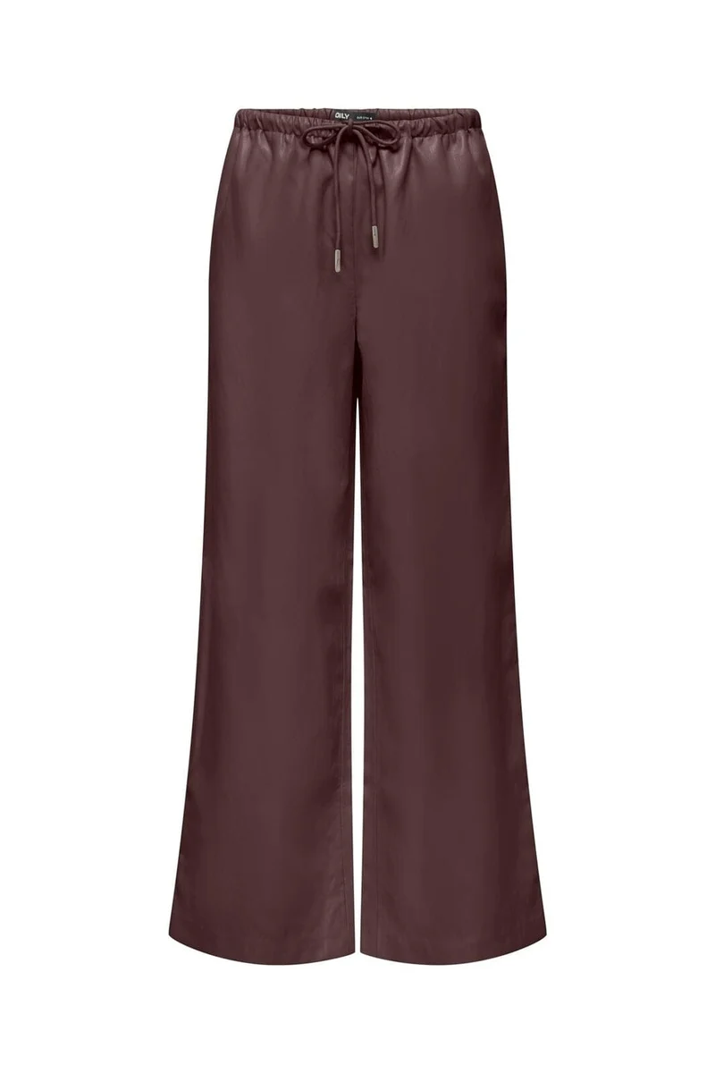 Only - Onlmini Faux Leather Pants Cc - 5100465 Decadent Chocolate