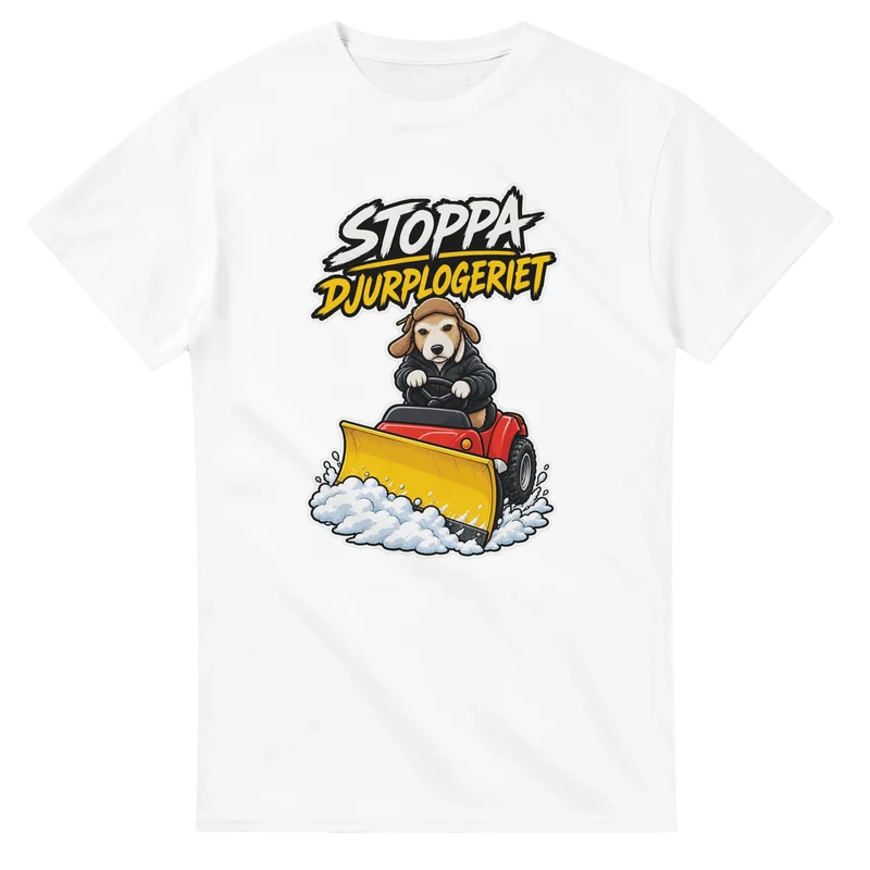 T-shirt - Stoppa djurplogeriet