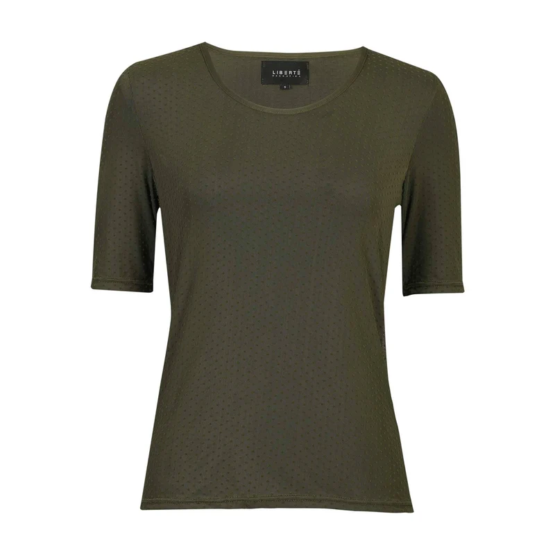 Liberte - Mesh Ss Tshirt, Dot 22011 - Army