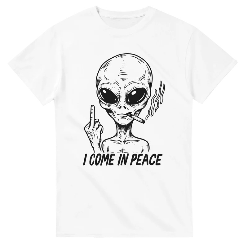 T-shirt - I Come in Peace