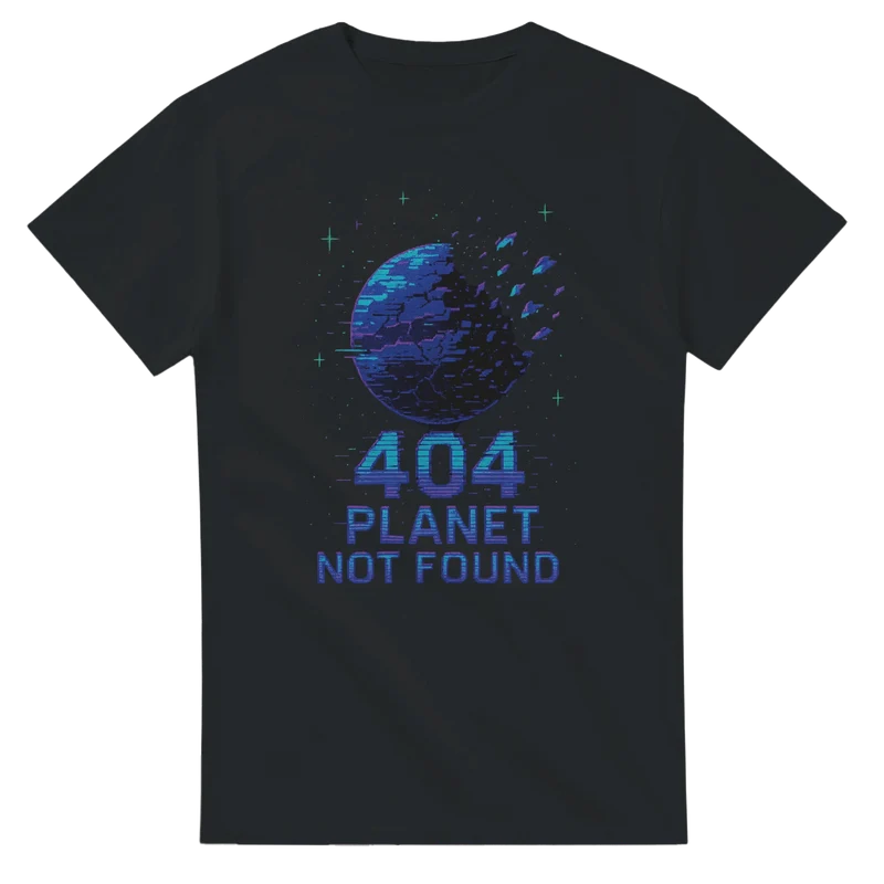 T-shirt - 404: Planet Not Found