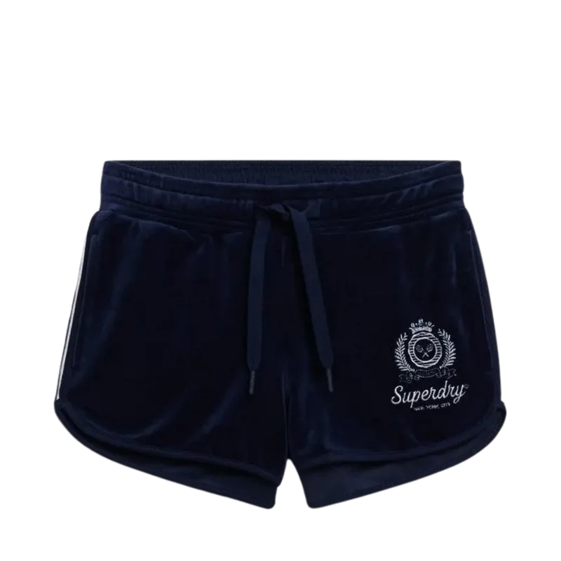 Country Club Velour Shorts - Eclipse Navy