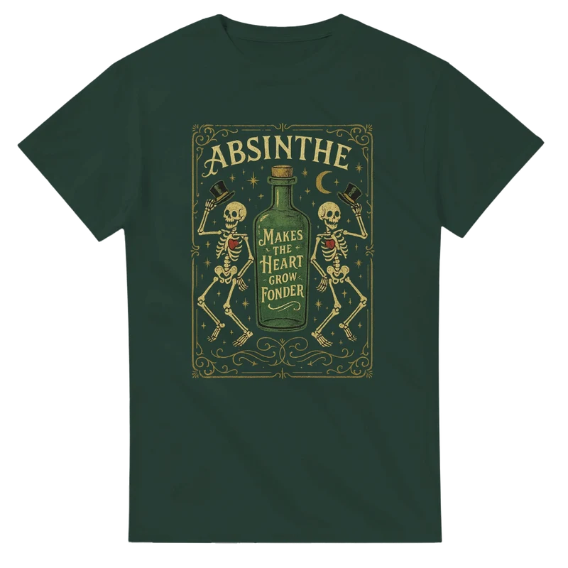 T-shirt - Absinthe Makes the Heart Grow Fonder