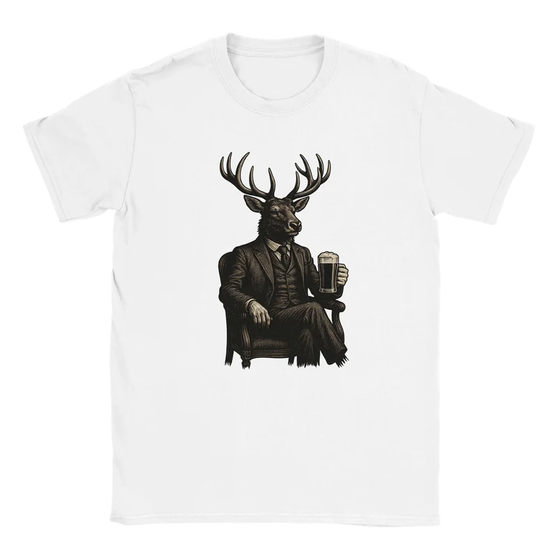 T-shirt - Älg i kostym