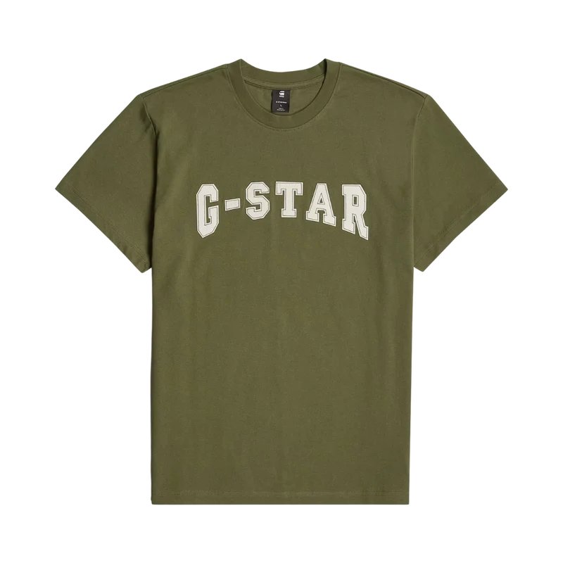 Felt Logo T-Shirt - Shadow Olive