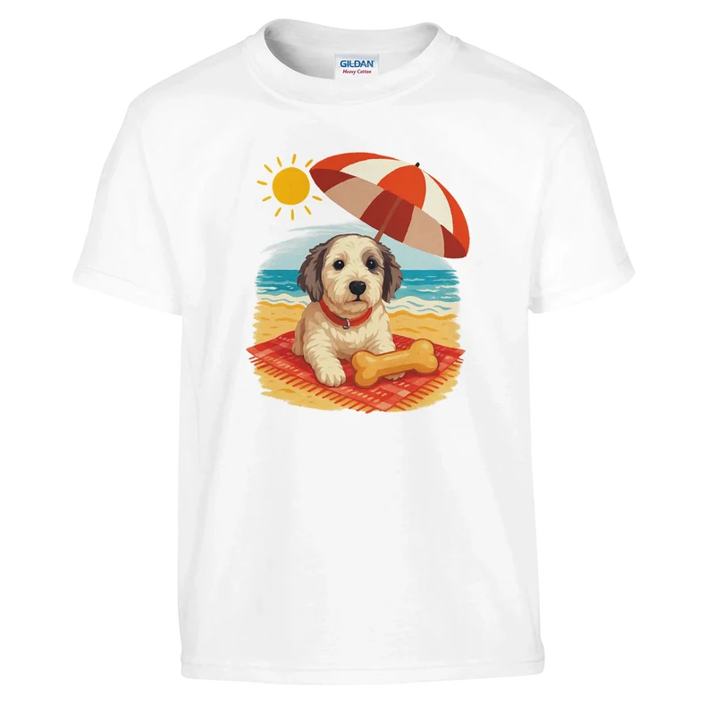 T-shirt Barn - Strandhund