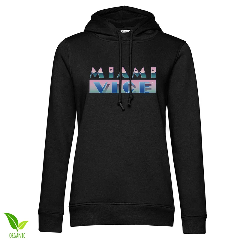Miami Vice Airbrush Logo Girly Hoodie