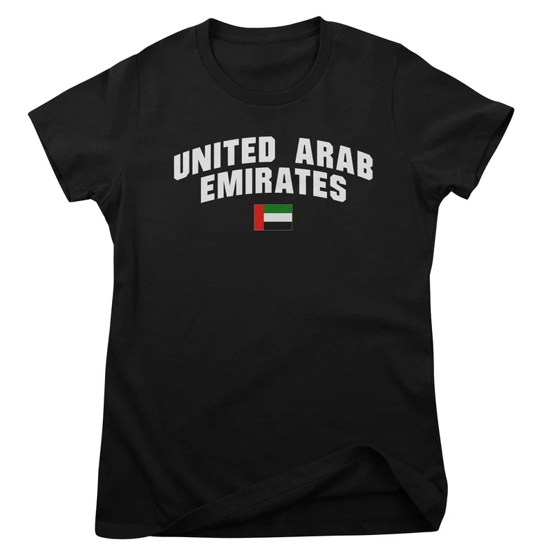United Arab Emirates Flag Girly Tee