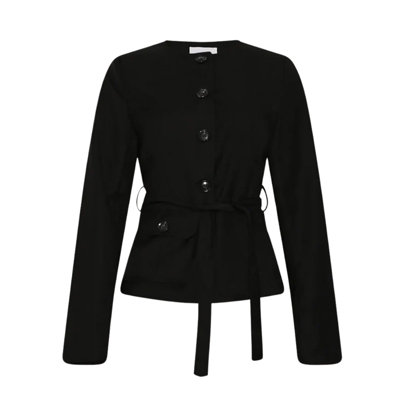 Kasaundra LS Blazer - Black