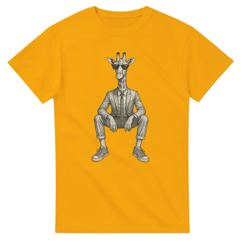 T-shirt - Giraffen i kostym