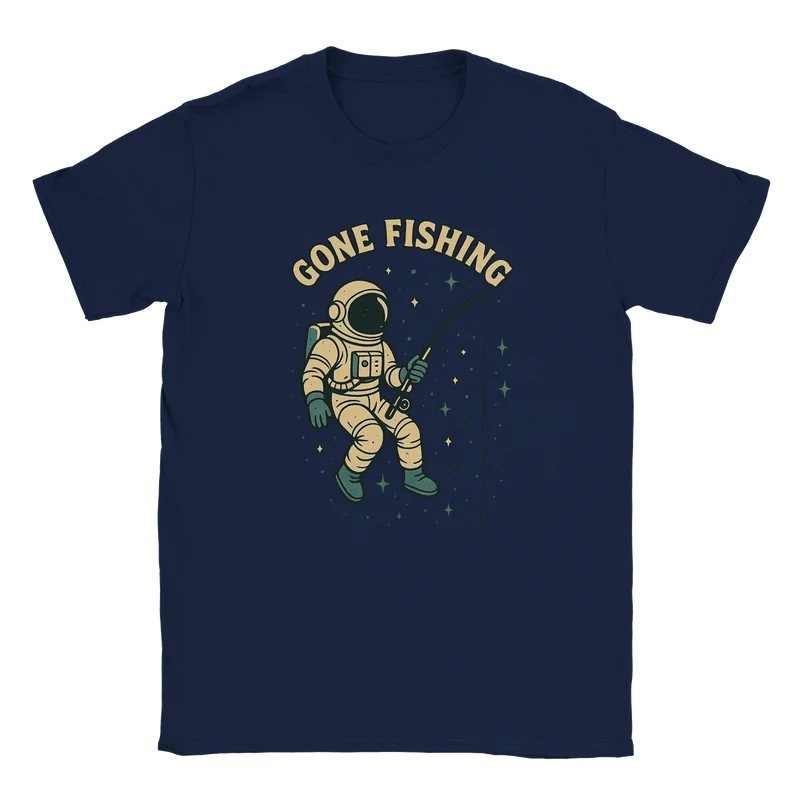 T-shirt - Gone Fishing Astronaut