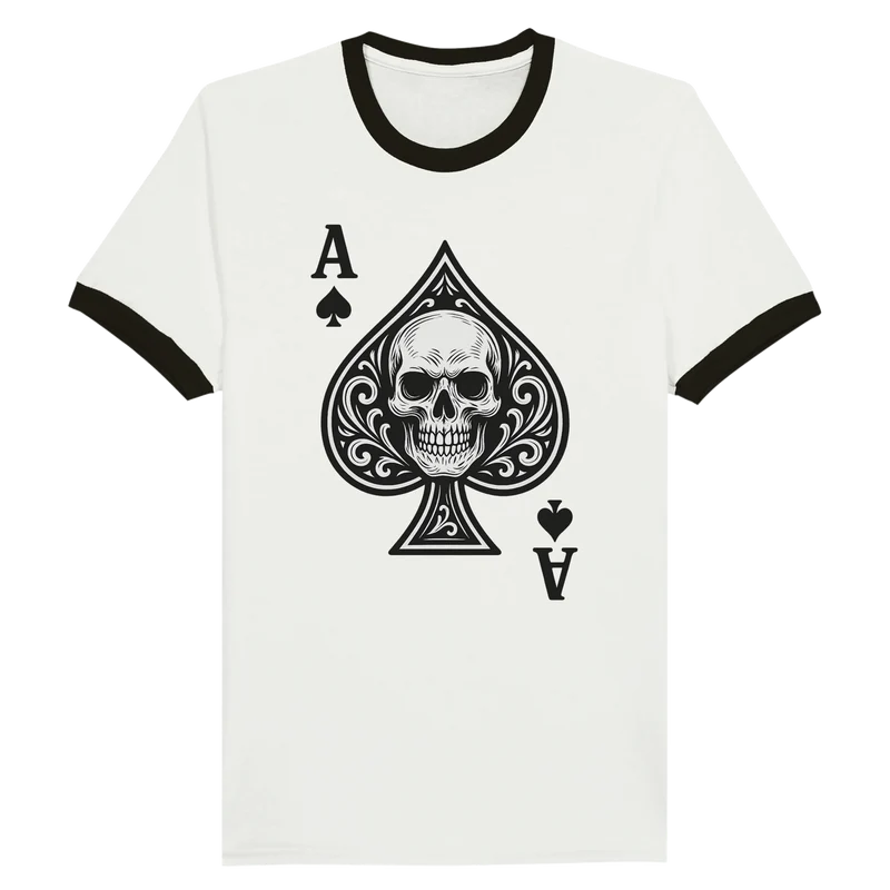 T-shirt Ringer - Ace of Death