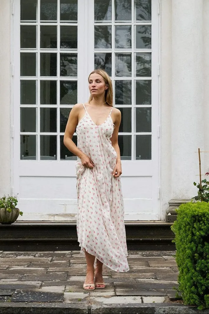Neo Noir - Grazia Flower Dress 169157 - 121 - Off White