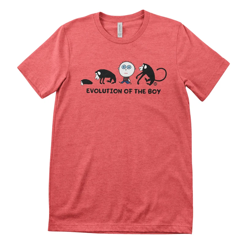 Evolution Of The Boy - ToddArt T-Shirt
