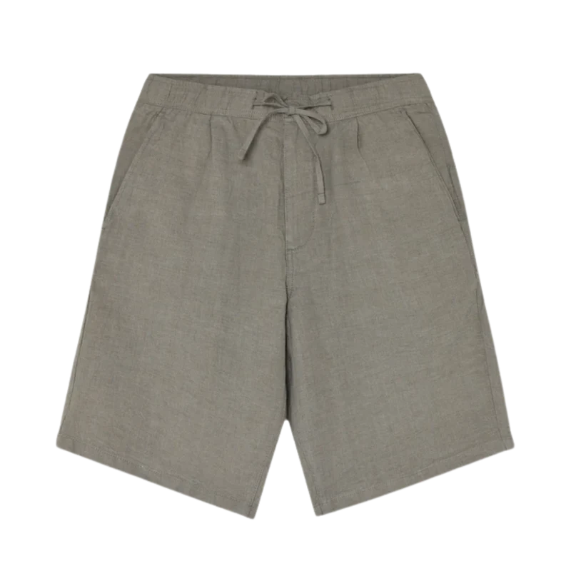 Loose Linen shorts - Twill Yarndyed
