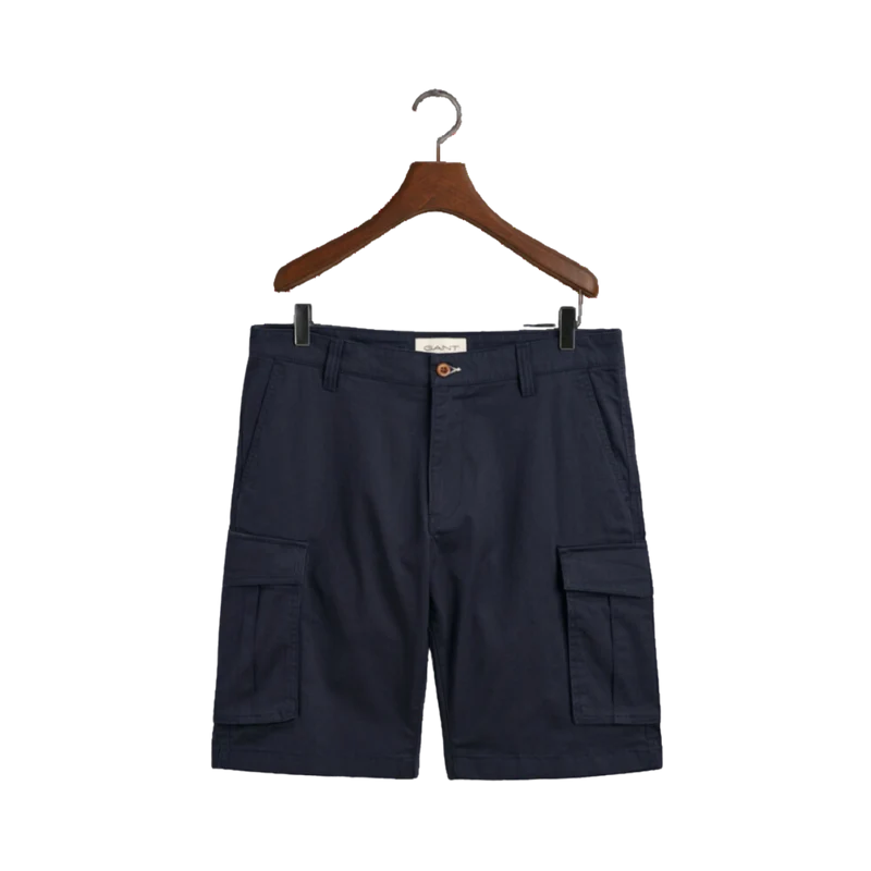 Relaxed Linen DS Shorts - Marine