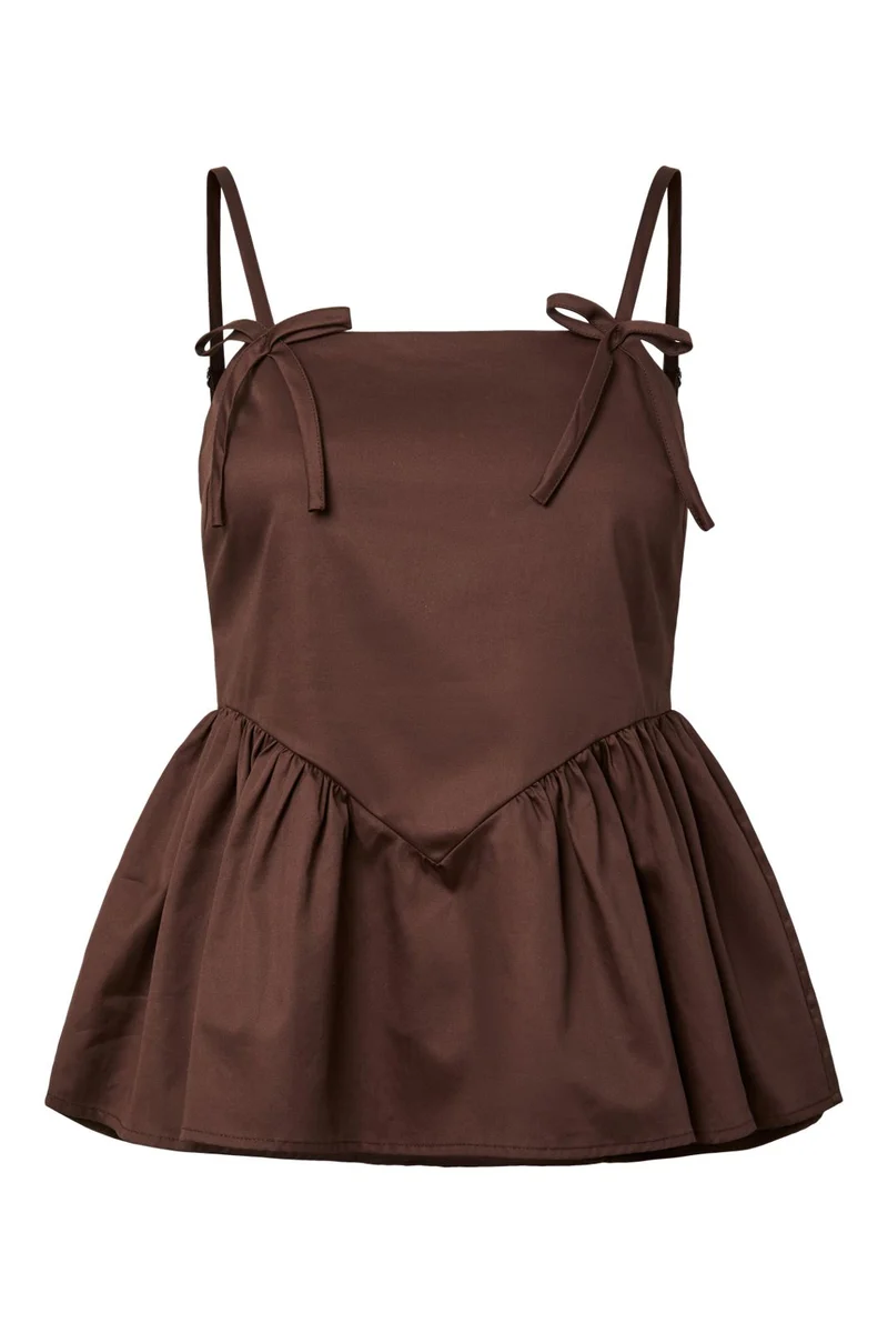 YAS - Yasmagly Strap Top - 5018461 Coffee Bean
