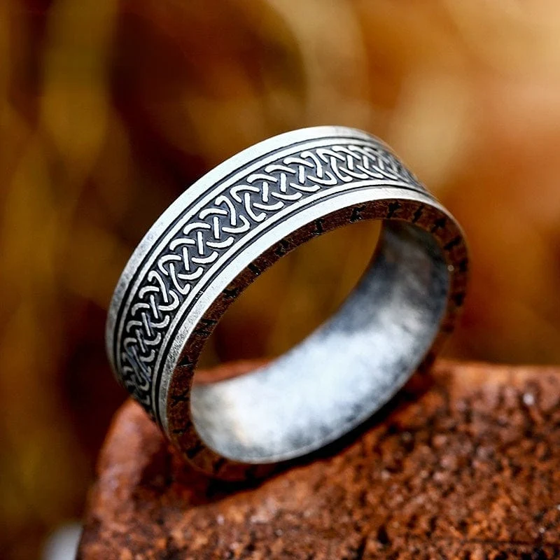 Punk Celtic Knot Ring för män
