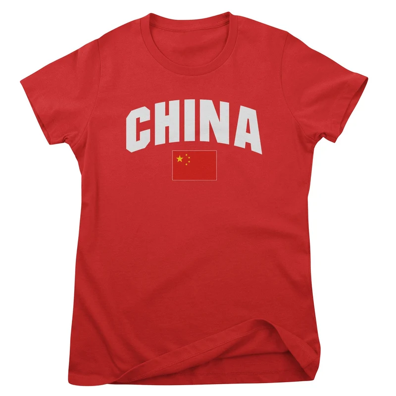 China Flag Girly Tee