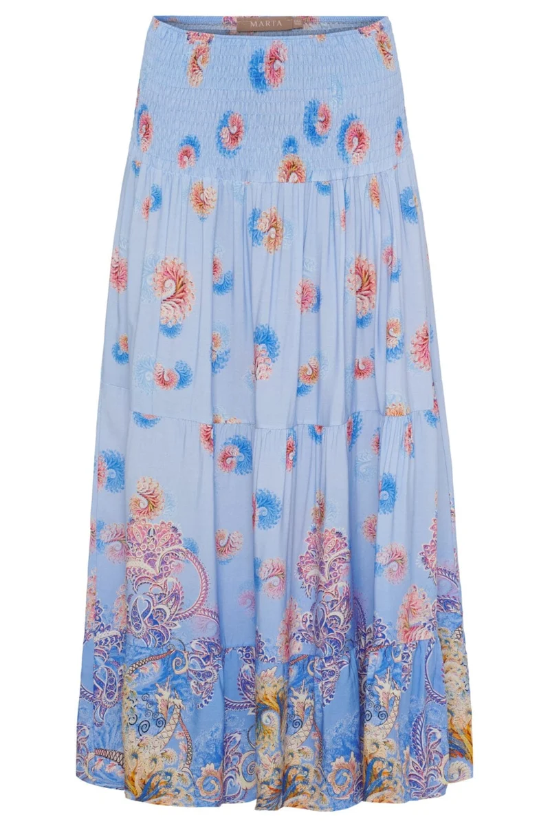 Marta Du Chateau - Mdcjosefina Skirt 5849 - Celeste7854Tpf