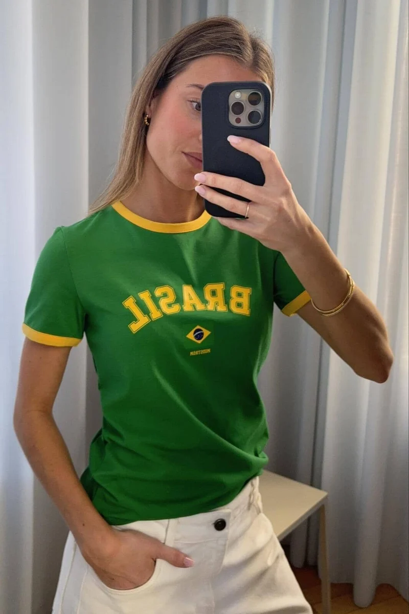 Modström - Astamd Brasil T-Shirt 59309 - 2904 - Medium Green