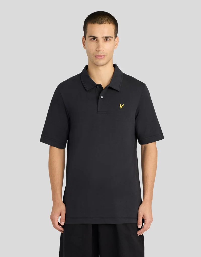 Relaxed Cotton Jersey Polo Shirt