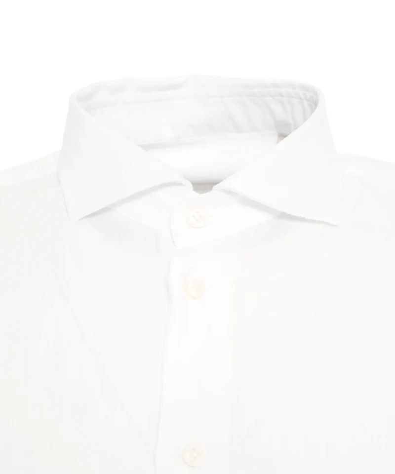 BASTONCINO Linen Shirt - White