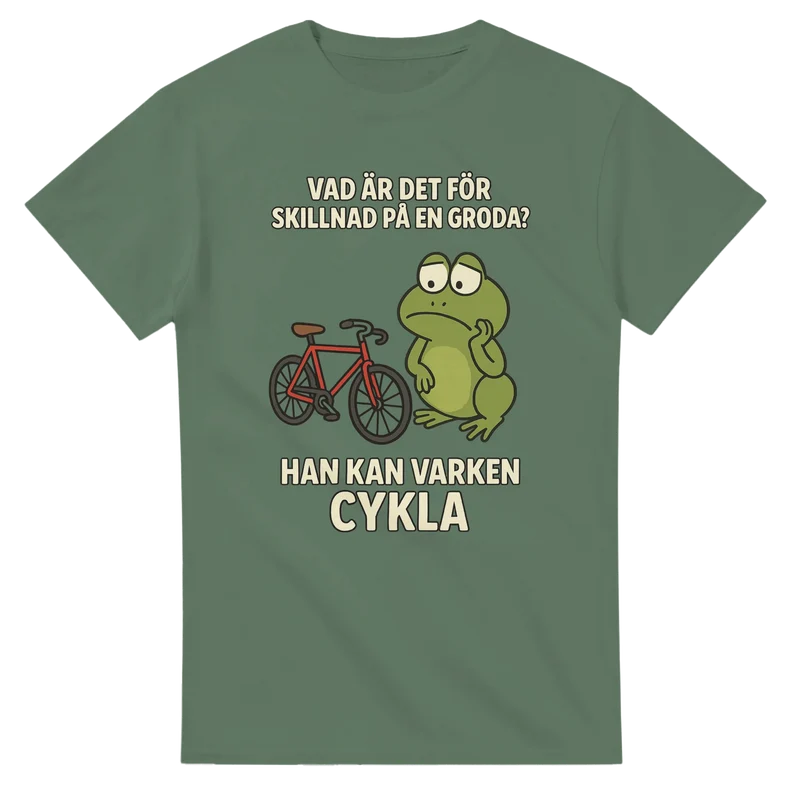 T-shirt – Vad är det för skillnad på en groda?