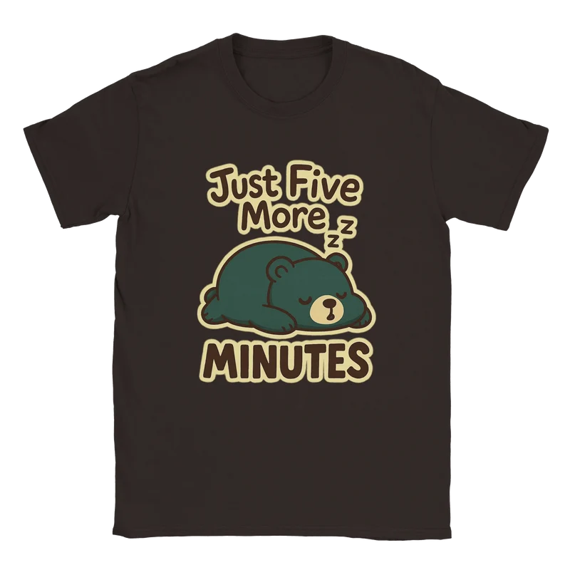 T-shirt - Just five more minutes