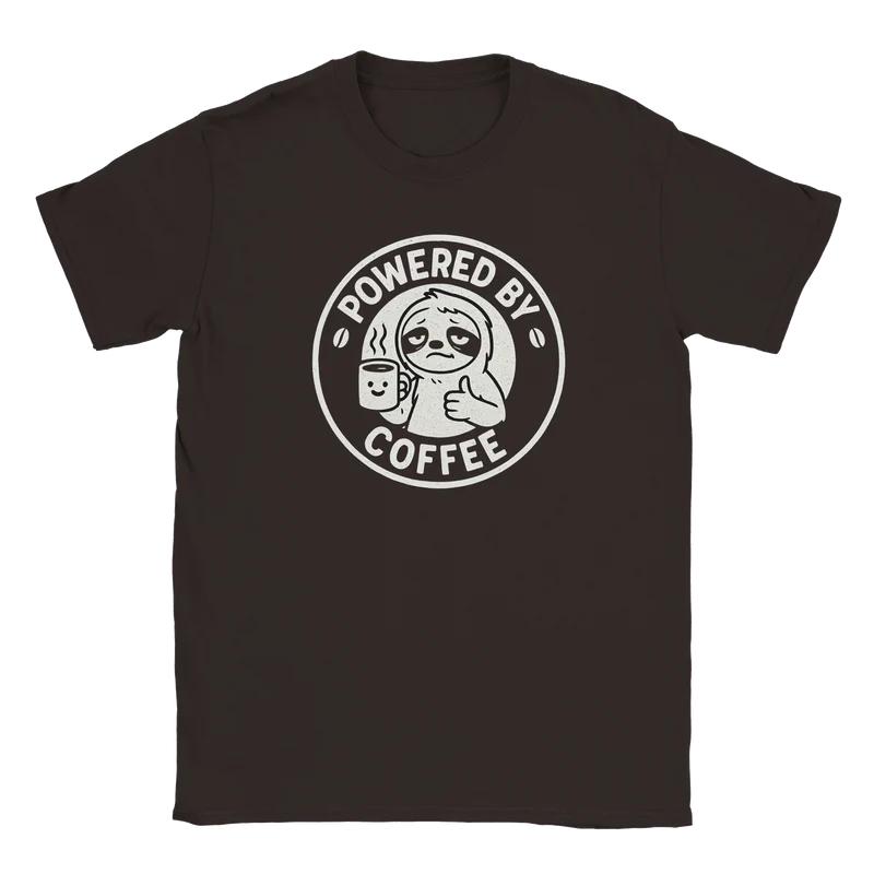 T-shirt - Powered By coffee