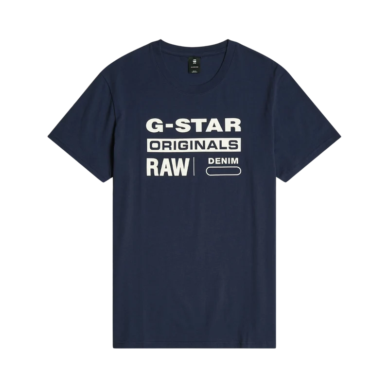 Graphic 8 Tee - Sartho Blue