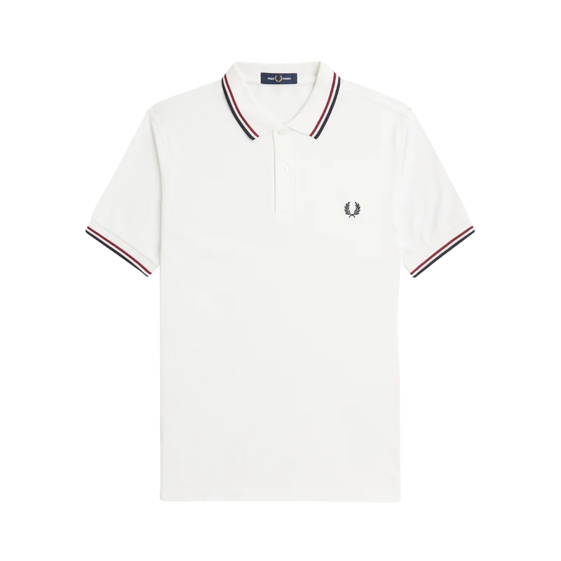 Twin Tipped FP Shirt - Snow White/Burnt Red/Navy