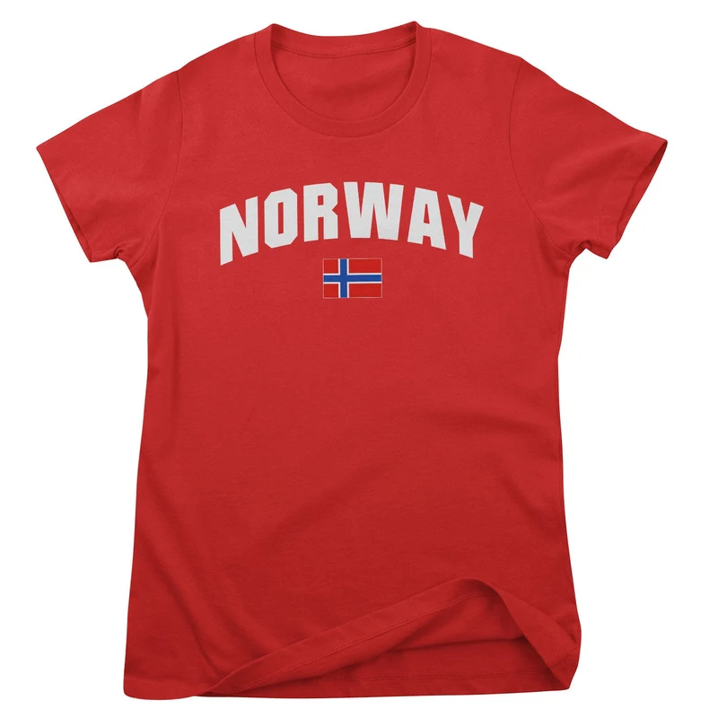 Norway Flag Girly Tee
