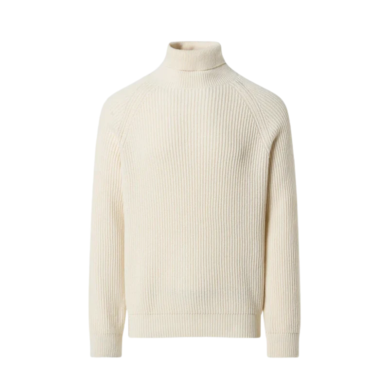Turtle Neck 5GG Knitwear - 0105 Marshmallow