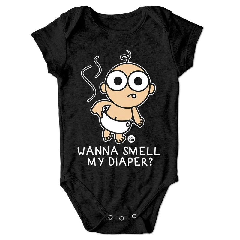 Bad Baby - Wanna Smell My Diaper - ToddArt Baby Body